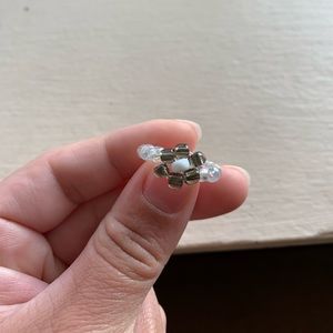 Beaded Flower Ring🌸💍